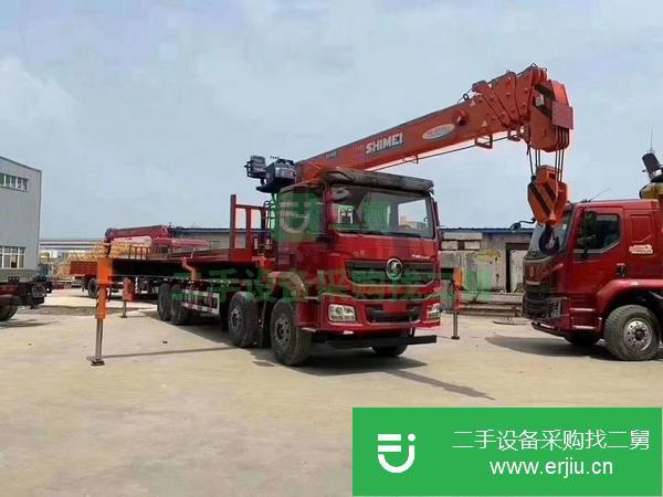 湖北出售二手石煤14噸隨車吊