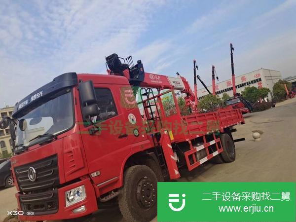 廣西出售二手東風華神單橋上裝10噸隨車吊