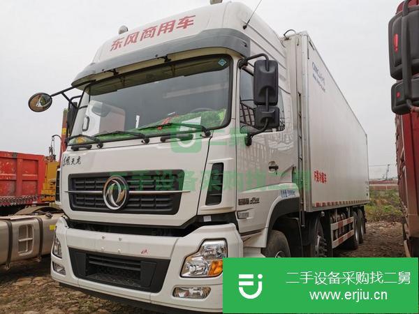 江西出售二手東風天龍冷藏車，450馬力，冷王T800進口獨立冷機