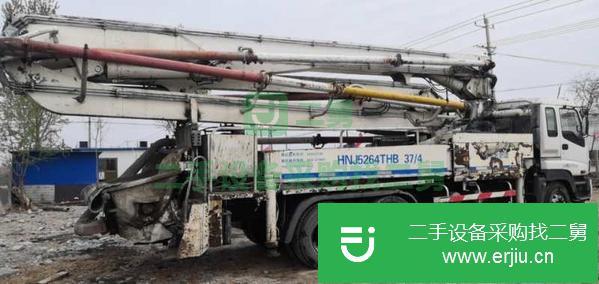 河北出售二手37米叉腿泵車