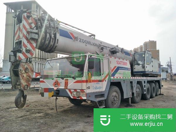 內蒙古出售二手中聯90噸6節壁汽車吊