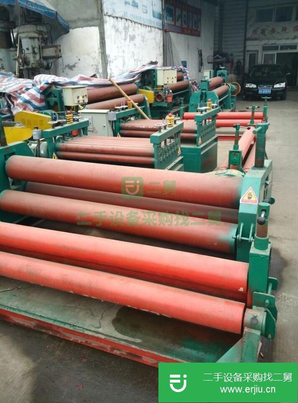 河南出售二手12X2000機械式三輥對稱式卷板機