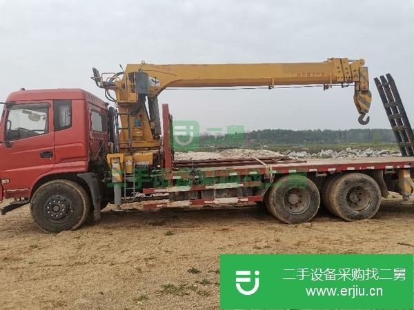 湖北出售二手東風隨車吊國五，玉柴240馬力