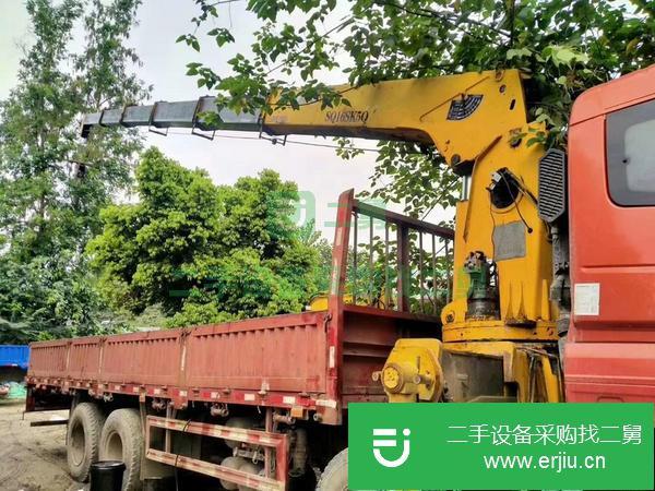 黑龍江出售二手東風前四后八16噸隨車吊
