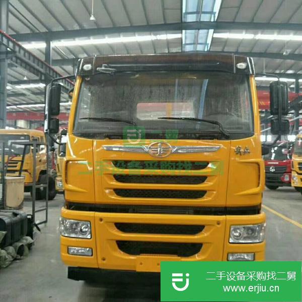 河南出售二手解放悍V前四后八平板運輸車