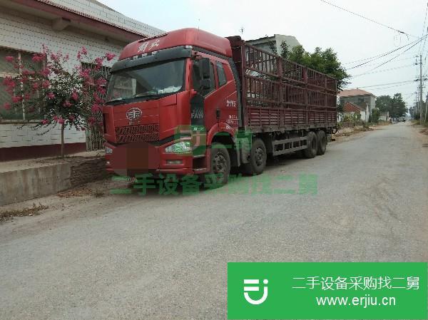 河南出售二手一汽解放J6P高欄載貨車