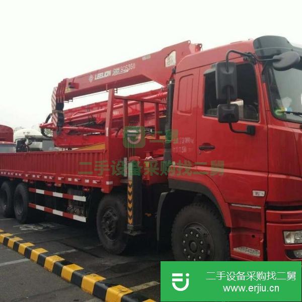 湖南出售二手力沅12噸4節臂國五隨車吊