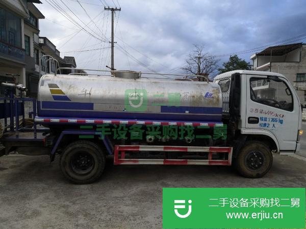 貴州出售二手5立方灑水車