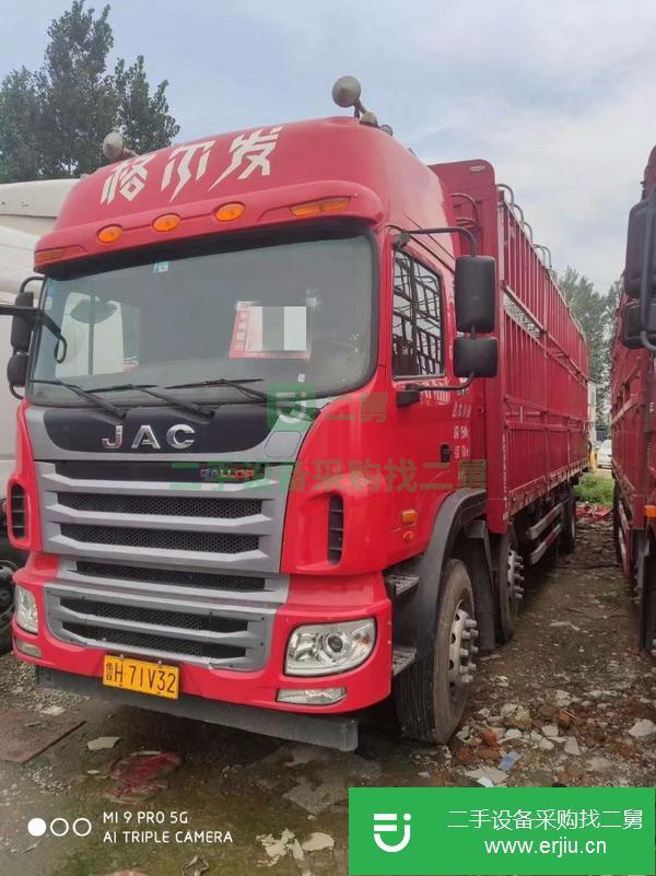 山東出售二手江淮格爾發(fā)高欄貨車(chē)