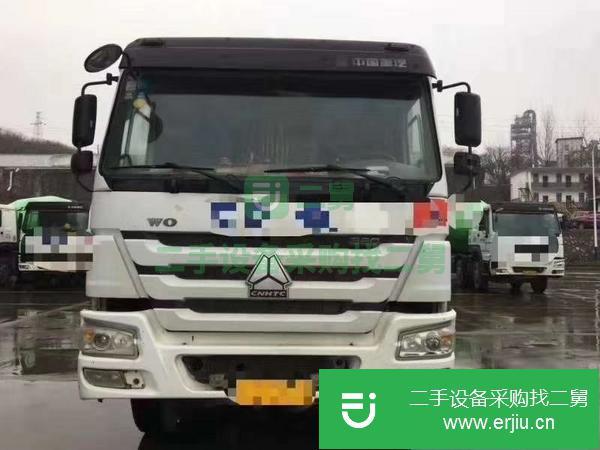 山東出售二手豪沃天然氣18方攪拌車