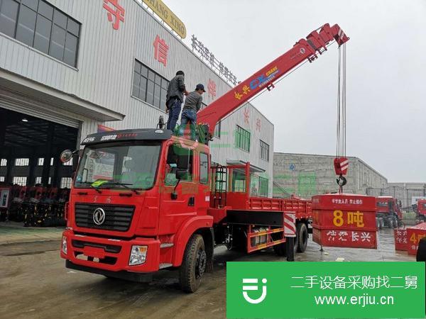 廣西出售二手東風錦程后八輪10噸隨車吊