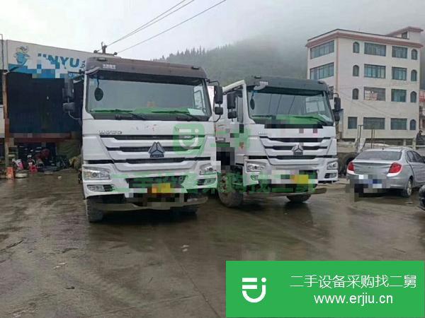 甘肅出售二手豪沃后八輪16方攪拌車