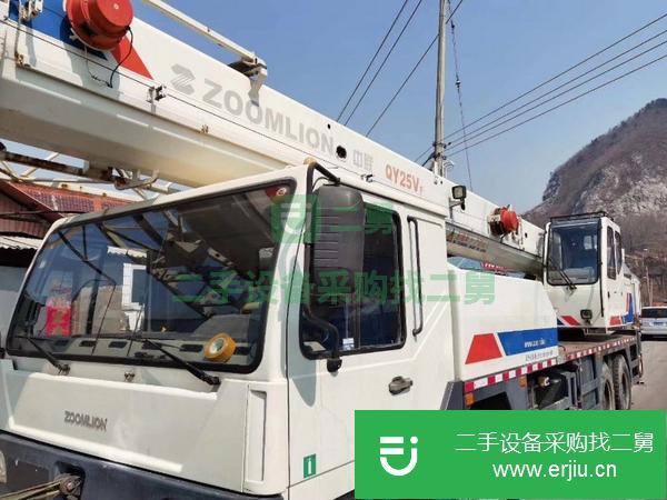 遼寧出售二手中聯25噸5節臂吊車