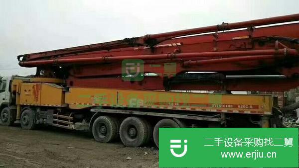 河北出售三一泵車，沃爾沃62米底盤，叉腿五橋六節臂