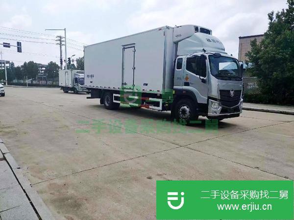 云南出售二手福田歐馬可冷藏車(chē)，配開(kāi)利850獨(dú)立制冷機(jī)