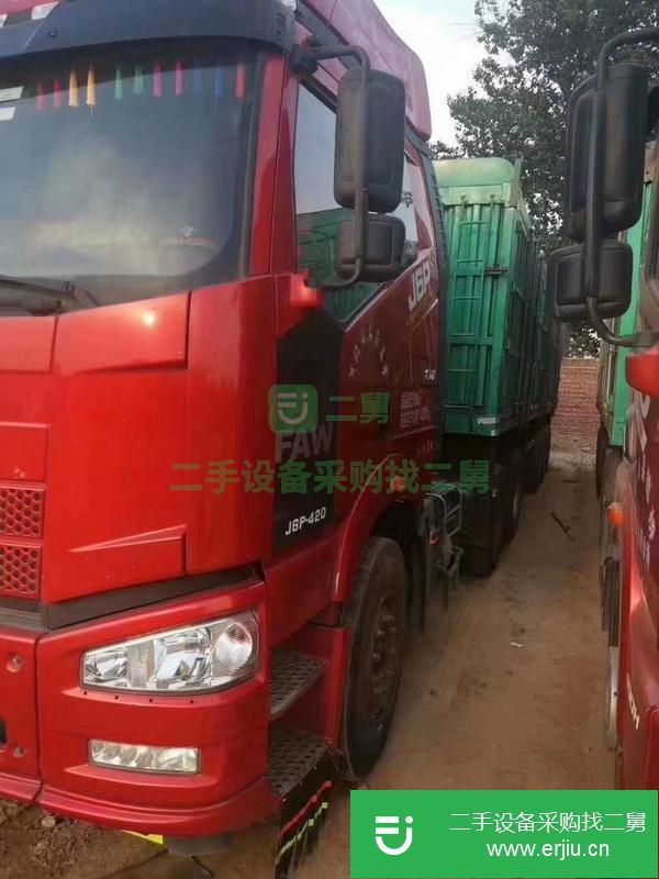 河北出售二手寒區(qū)版解放牽引車，420馬力