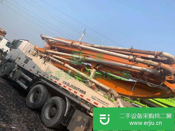 湖南出售二手國四奔馳中聯40米泵車