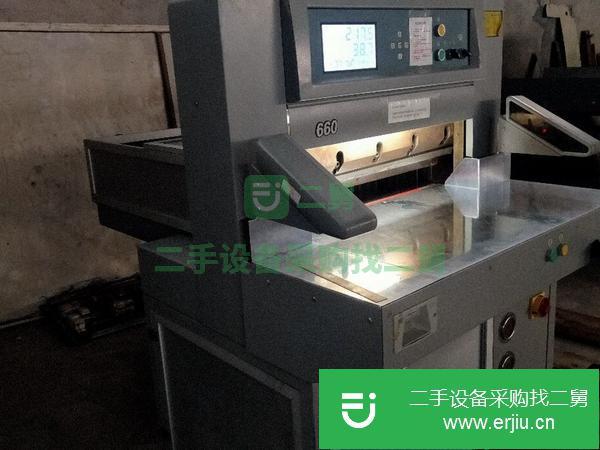 山東出售二手大鵬660重型液壓數顯切紙機