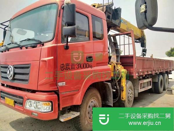 黑龍江出售二手東風前四后八16噸隨車吊