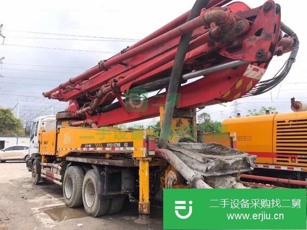 云南出售二手三一43米泵車
