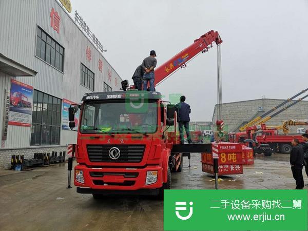 廣西出售二手東風錦程后八輪10噸隨車吊
