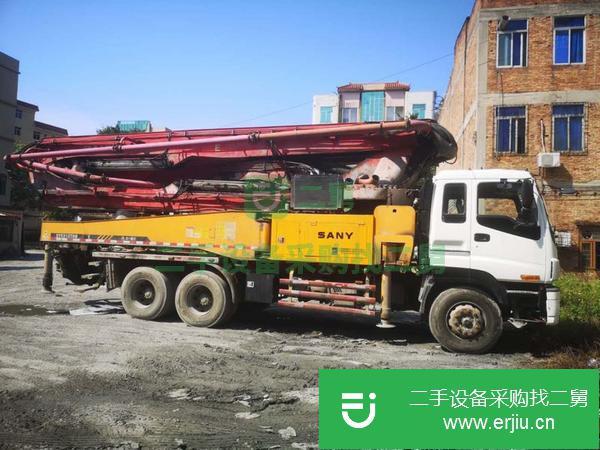 湖南出售三一泵車，五十鈴46米底盤
