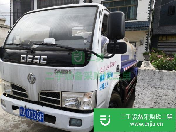 貴州出售二手5立方灑水車
