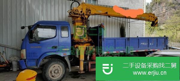 湖北出售二手福田8噸4節隨車吊