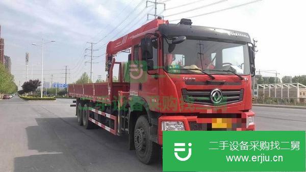 湖北出售二手后八輪隨車吊