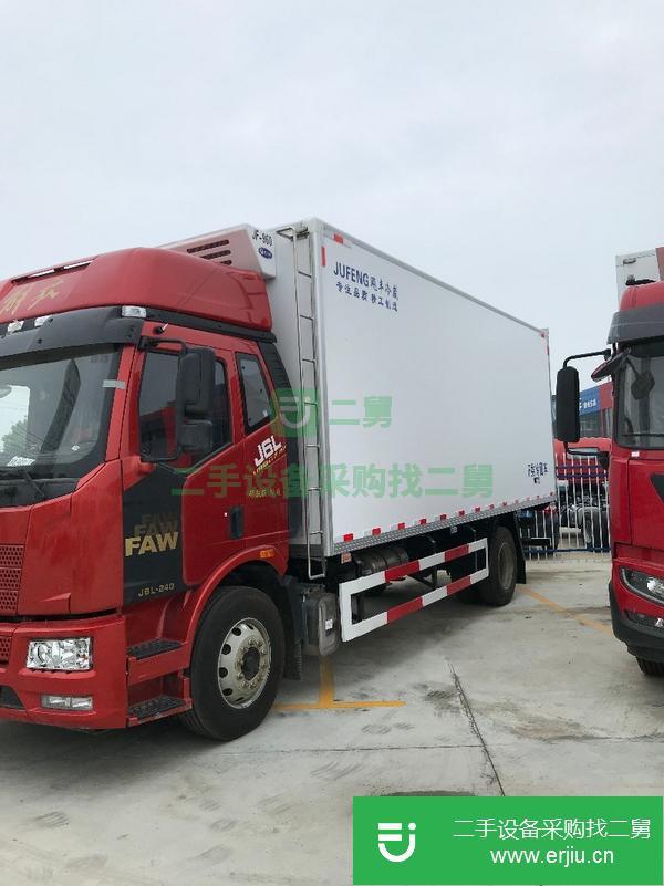 河南出售二手一汽解放J6L，6.8米冷藏車