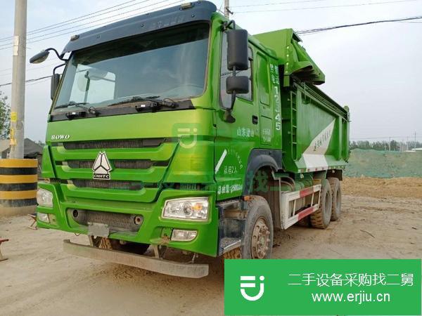 山東出售二手國五后八輪豪沃自卸車   5.8米 380馬力