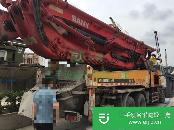 湖南出售二手三一五十鈴46米泵車