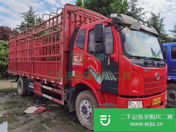 湖南出售二手解放6.8米高欄貨車