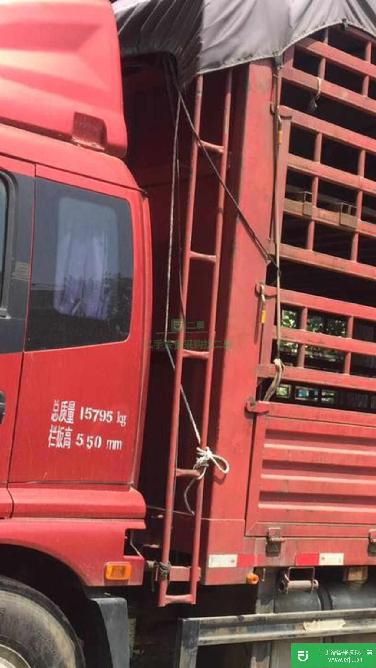 山東出售二手福田奧鈴高欄載貨車