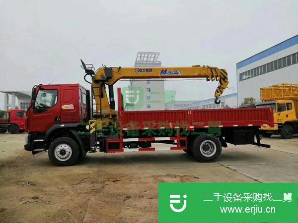 湖北出售二手柳汽M3單橋8噸隨車吊