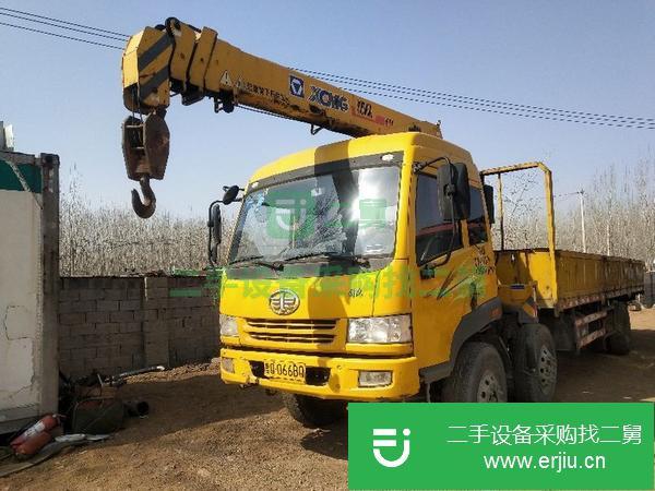 山東出售二手徐工五噸隨車吊四節臂
