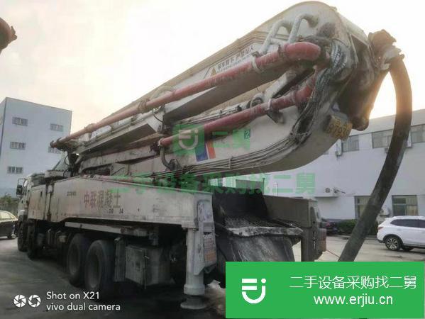 江蘇出售二手52米中聯重科泵車