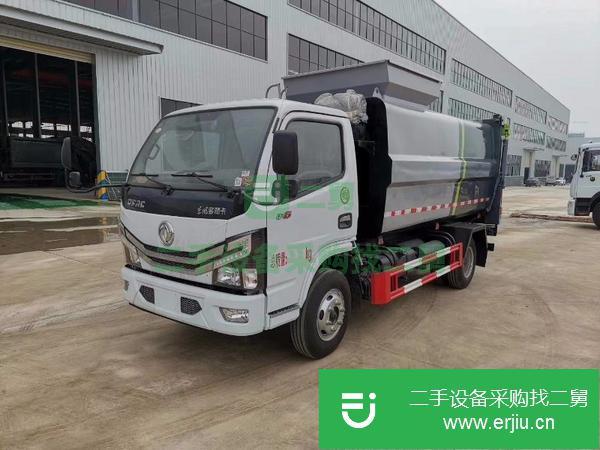 湖北出售二手東風多利卡自裝卸式垃圾車