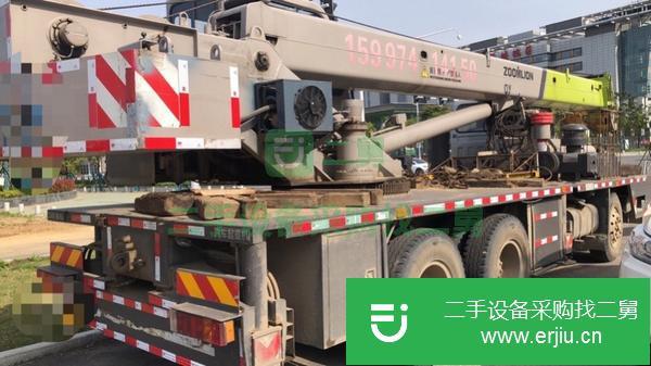 湖北出售二手中聯雙橋12噸29.4米桿吊車