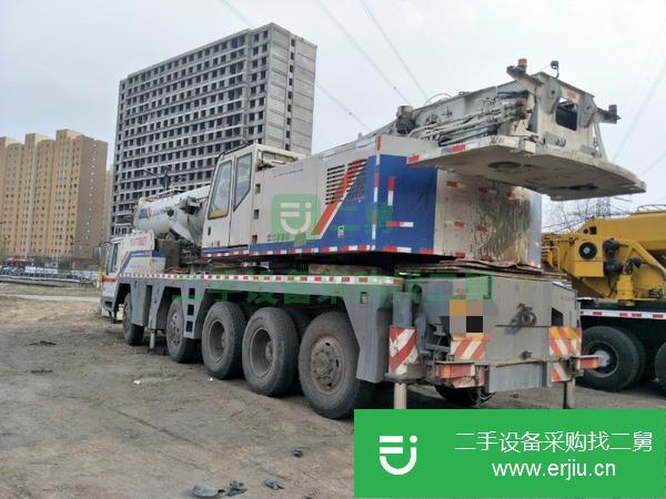 內蒙古出售二手中聯90噸6節壁汽車吊
