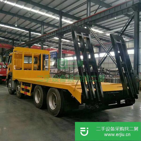 河南出售二手解放悍V前四后八平板運輸車