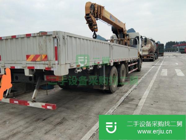 廣西出售二手徐工十二噸雙聯泵后八輪隨車吊