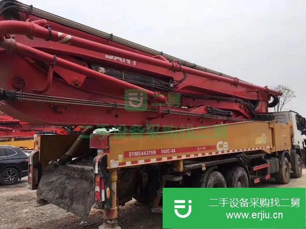 河南出售二手56米泵車,手續(xù)齊全,泵送方量五萬(wàn)