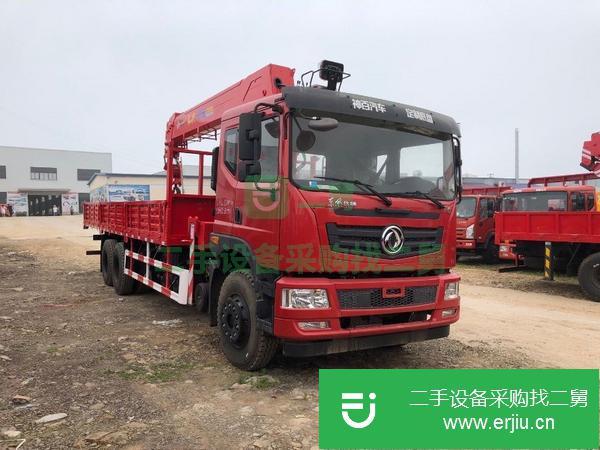 湖南出售二手東風12噸隨車吊