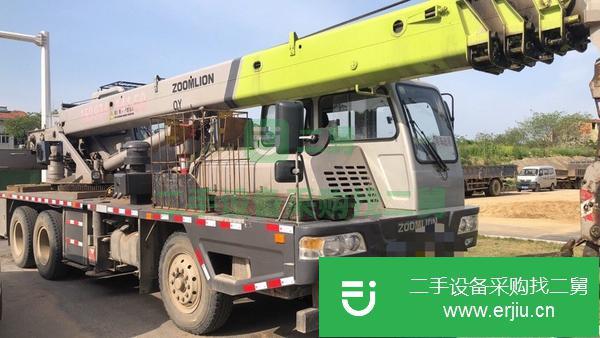 湖北出售二手中聯雙橋12噸29.4米桿吊車