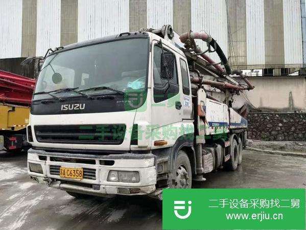 江蘇出售二手中聯(lián)牌38米泵車