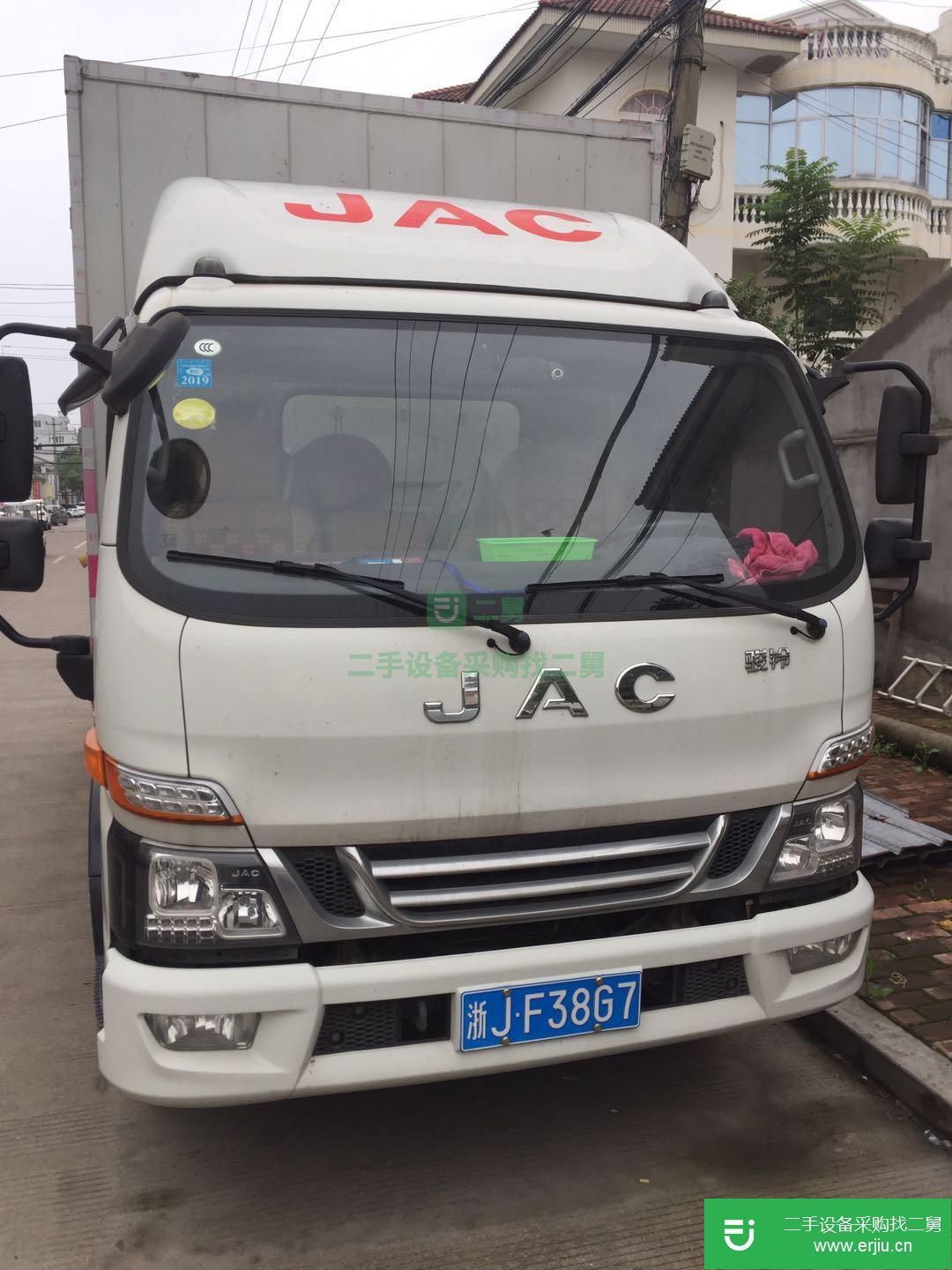 浙江出售二手江淮駿鈴箱式貨車