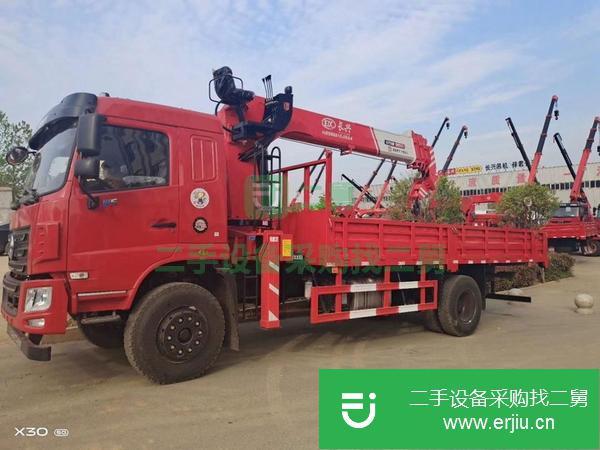 廣西出售二手東風華神單橋上裝10噸隨車吊