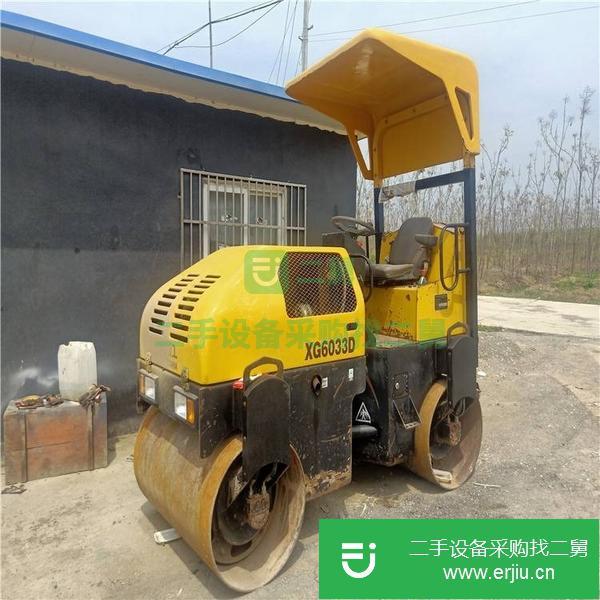 上海出售二手廈工3噸雙鋼輪振動壓路機