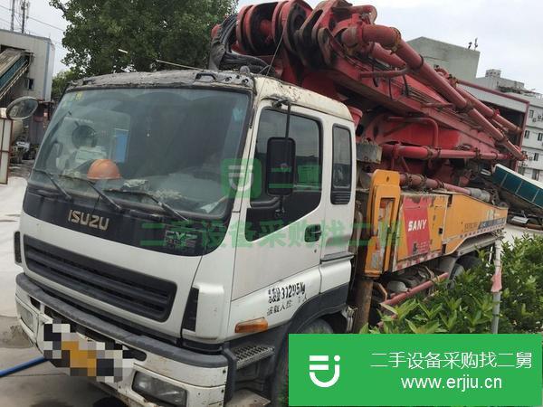 湖南出售二手三一五十鈴46米泵車